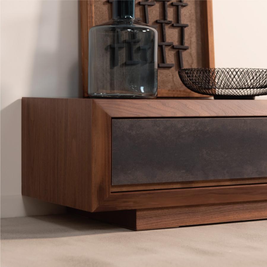 テレビ台 テレビボード 幅180cm ローボード 収納 棚板 引き戸 扉付き スライド 大きい 55インチ 55型 木目調 石目調 おしゃれ ナチュラル ブラウン form 東谷 | 東谷 | 15