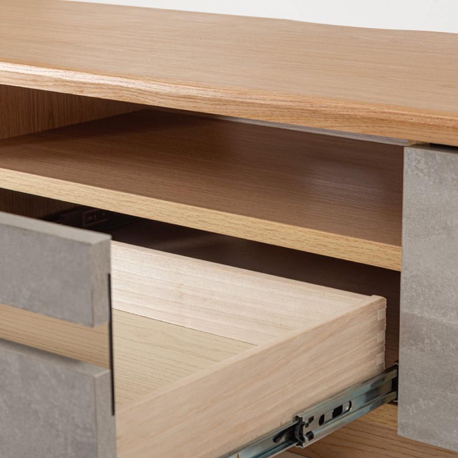 テレビ台 テレビボード 幅180cm ローボード 収納 棚板 引き戸 扉付き スライド 大きい 55インチ 55型 木目調 石目調 おしゃれ 北欧 ナチュラル form 東谷 | 東谷 | 10