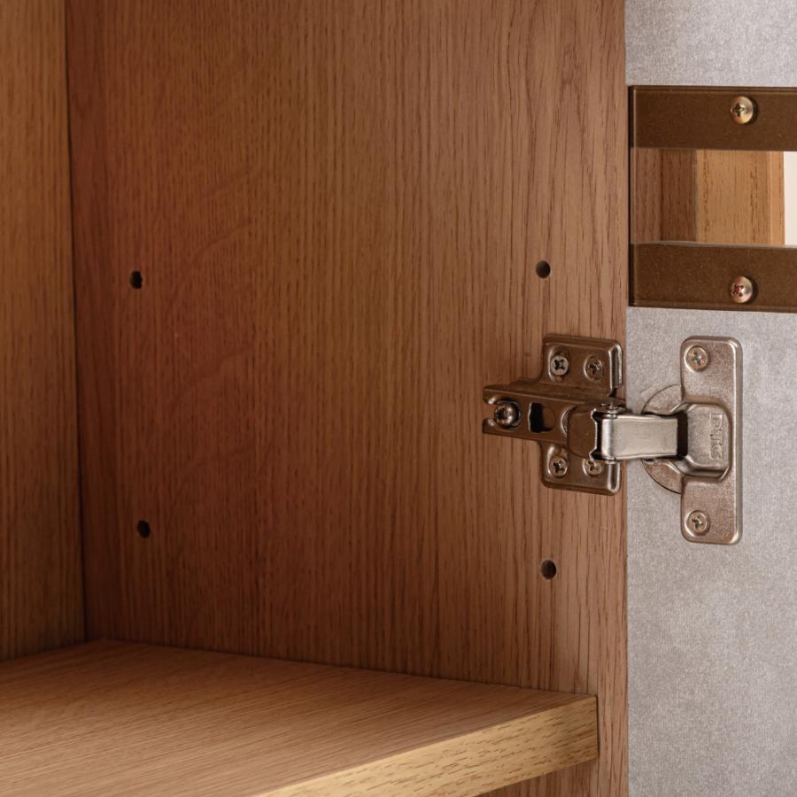 キャビネット サイドボード リビング 収納 棚 木製 チェスト 幅100cm ガラス 扉付き 北欧 グレー 天然木 おしゃれ スリム 大理石柄 ナチュラル モダン form 東谷 | 東谷 | 07