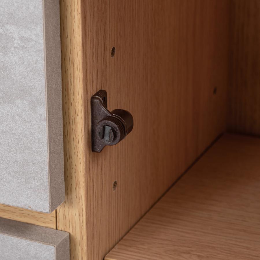 キャビネット サイドボード リビング 収納 棚 木製 チェスト 幅100cm ガラス 扉付き 北欧 グレー 天然木 おしゃれ スリム 大理石柄 ナチュラル モダン form 東谷 | 東谷 | 08