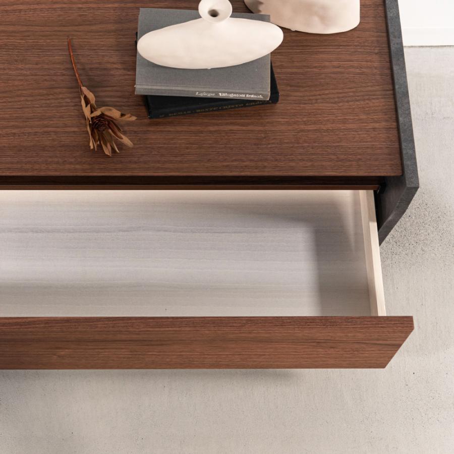 テレビ台 テレビボード 幅180cm ローボード 収納 棚板 引き戸 扉付き スライド 大きい 55インチ 55型 木目調 石目調 おしゃれ ナチュラル ブラウン form 東谷 | 東谷 | 03