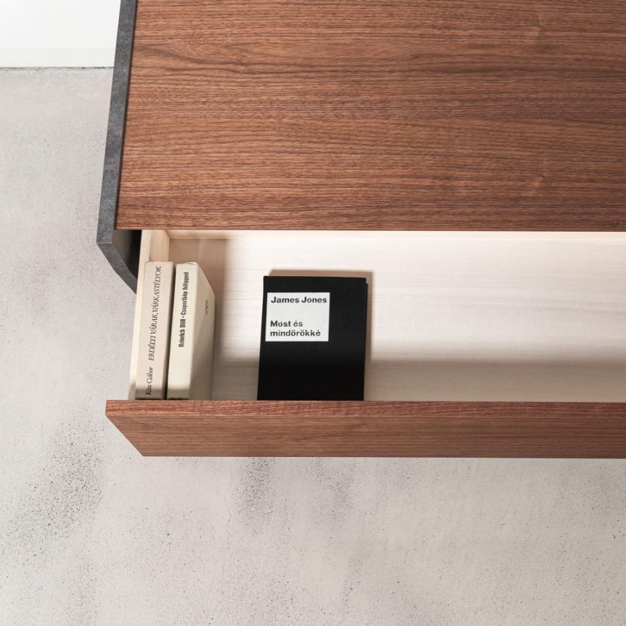 テレビ台 テレビボード 幅180cm ローボード 収納 棚板 引き戸 扉付き スライド 大きい 55インチ 55型 木目調 石目調 おしゃれ ナチュラル ブラウン form 東谷 | 東谷 | 05