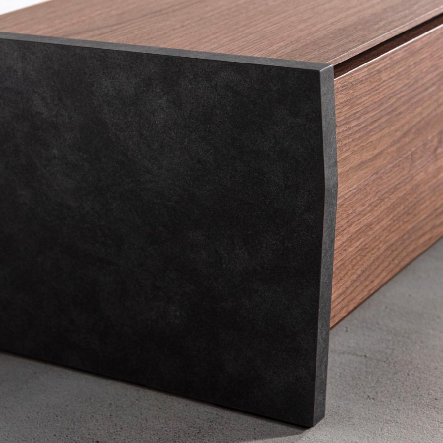 テレビ台 テレビボード 幅180cm ローボード 収納 棚板 引き戸 扉付き スライド 大きい 55インチ 55型 木目調 石目調 おしゃれ ナチュラル ブラウン form 東谷 | 東谷 | 08