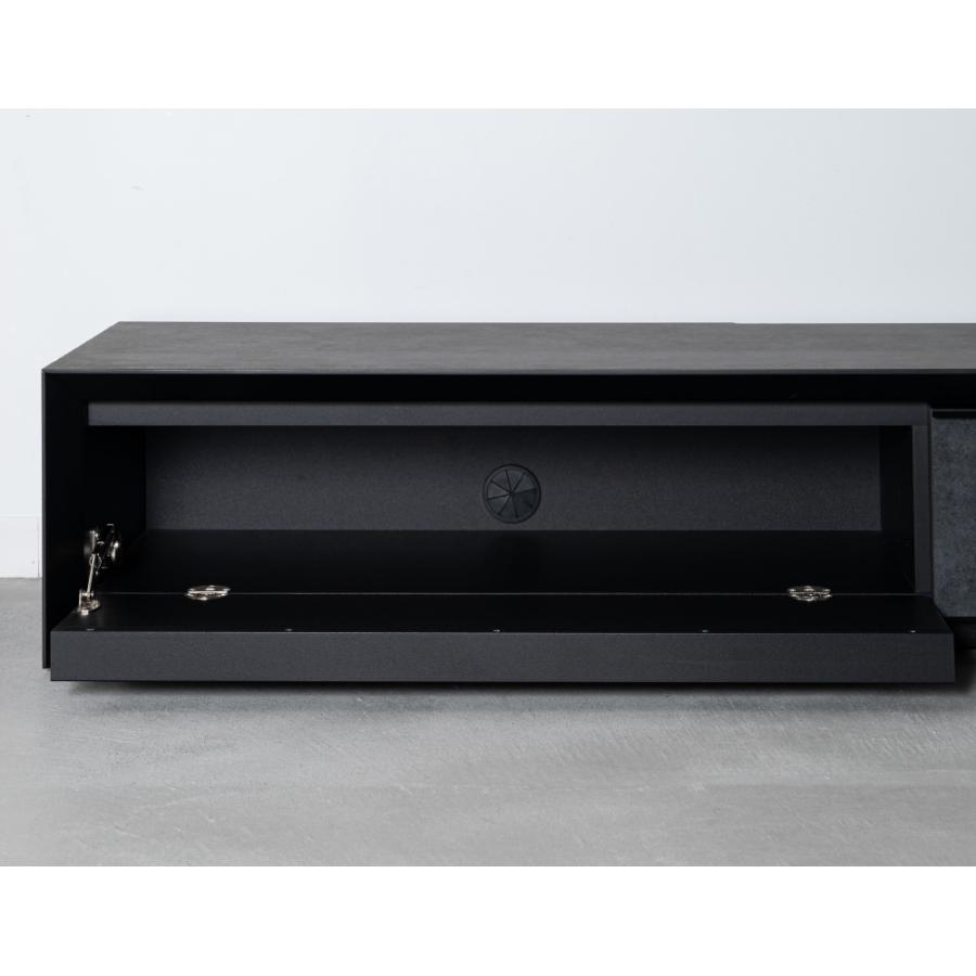 テレビ台 テレビボード 幅150cm ローボード 収納 棚板 引き戸 扉付き スライド 大きい 55インチ 55型 石目調 モルタル調 木目調 グレー おしゃれ form 東谷 | 東谷 | 06