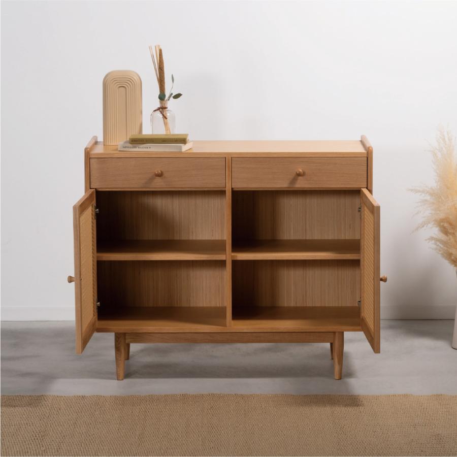 東谷 キャビネット 幅100cm リビング 収納 サイドボード 棚 木製