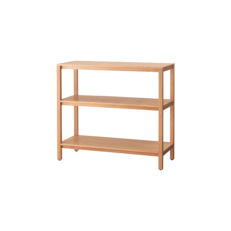 棚 ラック 幅90cm オープンラック オープンシェルフ シェルフ 収納 おしゃれ 木製 飾り棚 ウッド ディスプレイ 本棚 スリム 3段 ブラウン ナチュラル  form 東谷 | 東谷 | 16