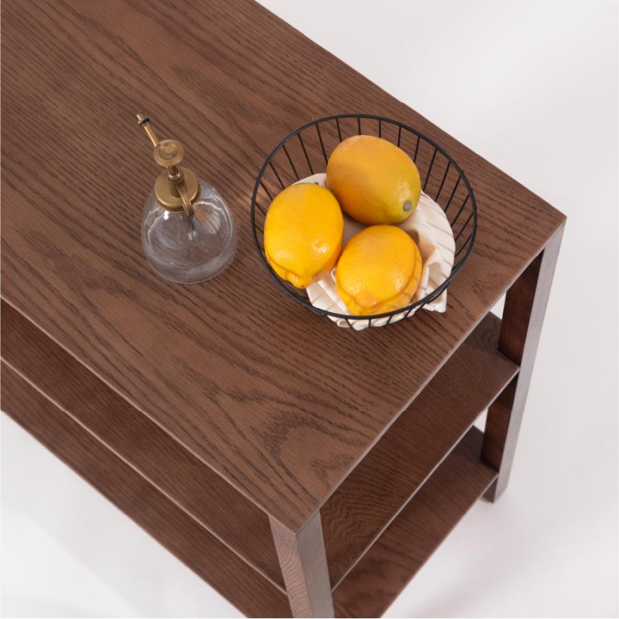 棚 ラック 幅90cm オープンラック オープンシェルフ シェルフ 収納 おしゃれ 木製 飾り棚 ウッド ディスプレイ 本棚 スリム 3段 ブラウン ナチュラル  form 東谷 | 東谷 | 05