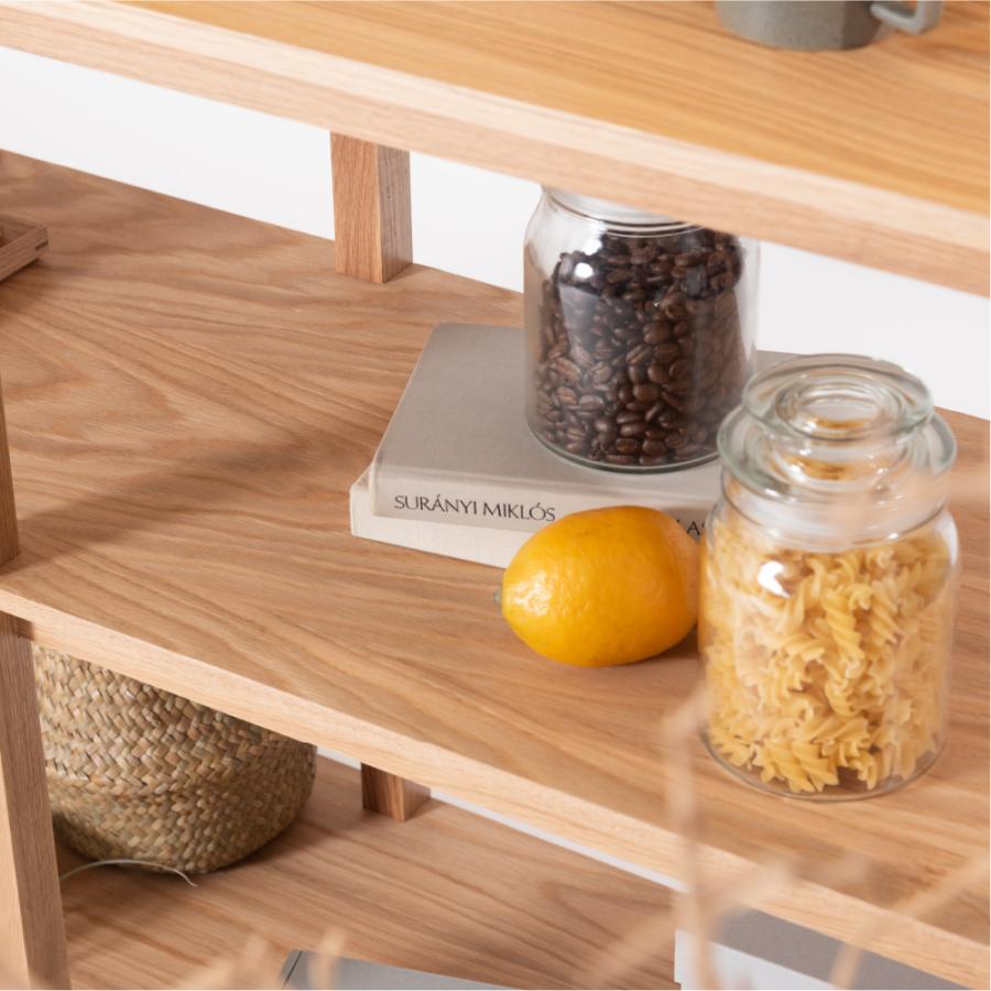 棚 ラック 幅120cm オープンラック オープンシェルフ シェルフ 収納 おしゃれ 木製 飾り棚 ウッド ディスプレイ 本棚 3段 ブラウン ナチュラル  form 東谷 | 東谷 | 08