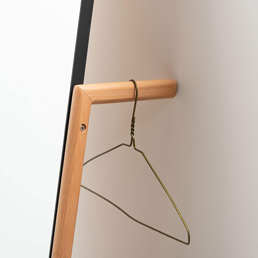 姿見 全身鏡 スタンドミラー おしゃれ ハンガー 木 アーチ ミラー 木製 スリム シンプル 天然木 コンパクト 玄関 リビング ナチュラル ブラウン form 東谷 | 東谷 | 05
