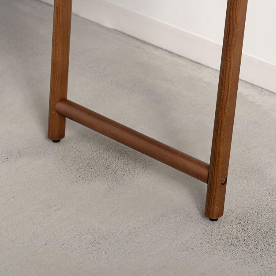 姿見 全身鏡 スタンドミラー おしゃれ ハンガー 木 アーチ ミラー 木製 スリム シンプル 天然木 コンパクト 玄関 リビング ナチュラル ブラウン form 東谷 | 東谷 | 08