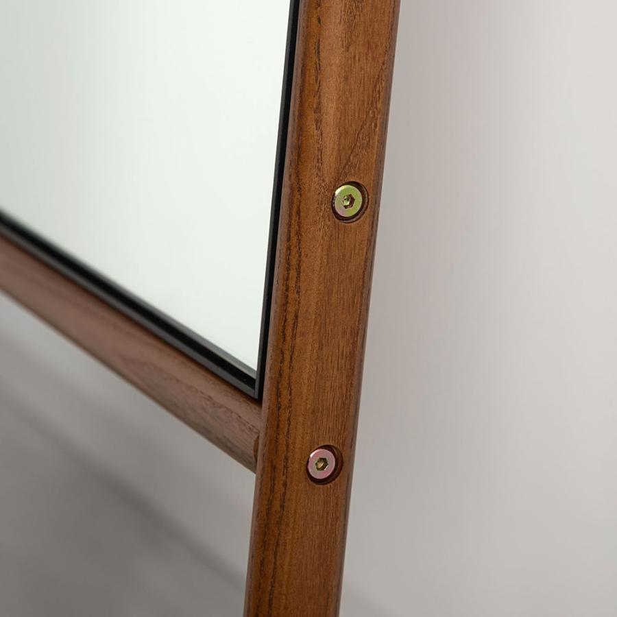 姿見 全身鏡 スタンドミラー おしゃれ ハンガー 木 アーチ ミラー 木製 スリム シンプル 天然木 コンパクト 玄関 リビング ナチュラル ブラウン form 東谷 | 東谷 | 10