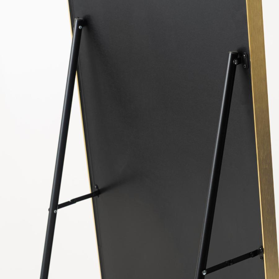 姿見 全身鏡 スタンドミラー ウォールミラー おしゃれ ハンガー ミラー スリム シンプル コンパクト 玄関 リビング モダン ブラック ゴールド form 東谷 | 東谷 | 04