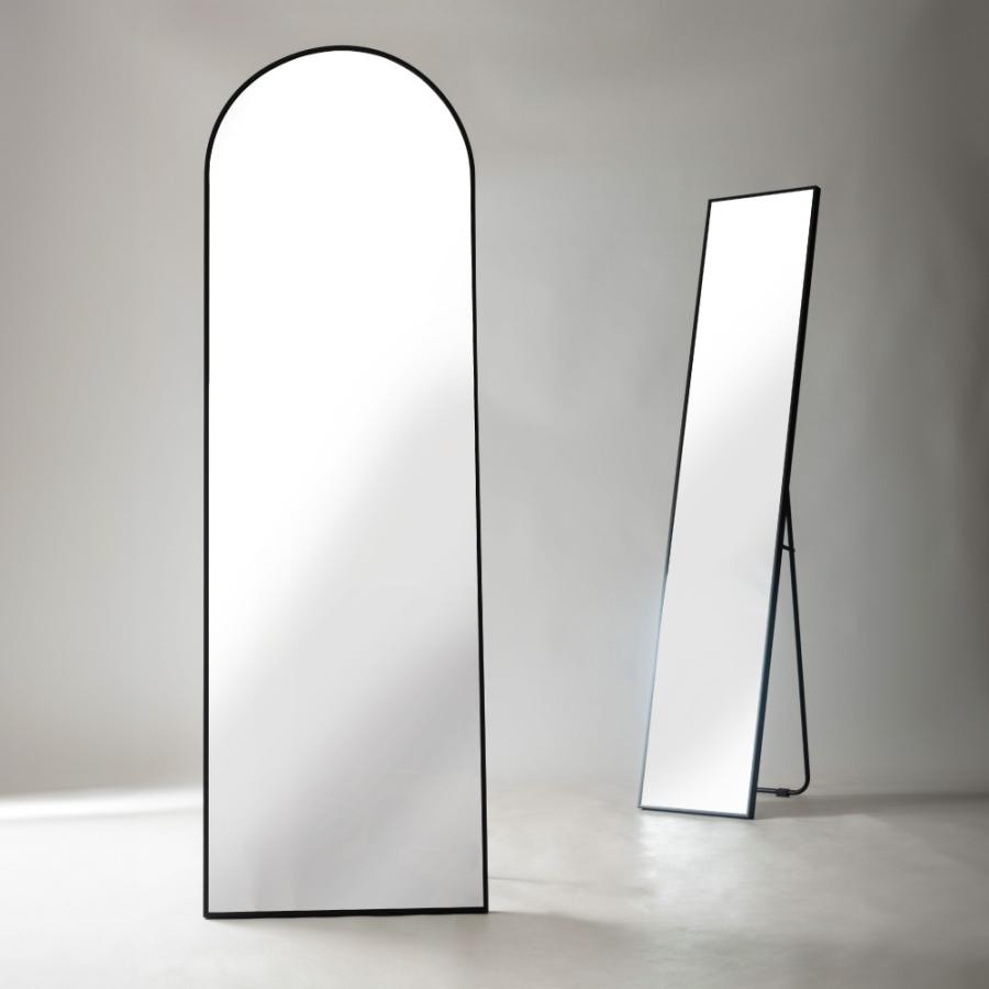 姿見 全身鏡 スタンドミラー ウォールミラー おしゃれ ハンガー ミラー スリム シンプル コンパクト 玄関 リビング モダン ブラック ゴールド form 東谷 | 東谷 | 07
