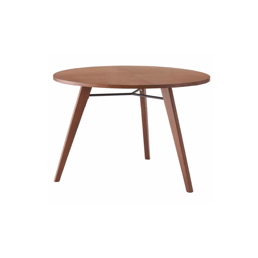 ダイニングテーブル 直径110cm 丸 食卓 ラウンド 円形 丸型 丸い 円卓 4人掛け 木製 天然木 オーク ウッド 3本脚 おしゃれ 北欧 ナチュラル form 東谷 | 東谷 | 16