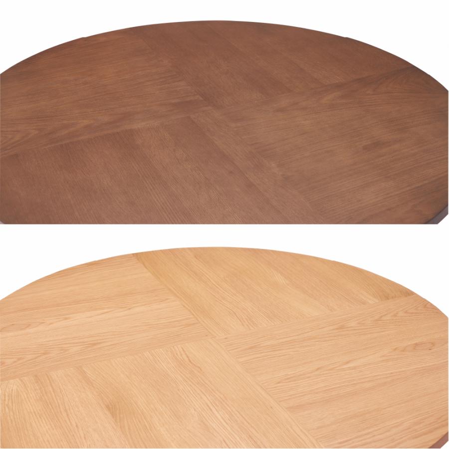 ダイニングテーブル 直径110cm 丸 食卓 ラウンド 円形 丸型 丸い 円卓 4人掛け 木製 天然木 オーク ウッド 3本脚 おしゃれ 北欧 ナチュラル form 東谷 | 東谷 | 03