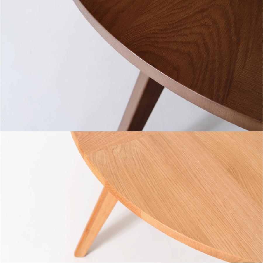 ダイニングテーブル 直径110cm 丸 食卓 ラウンド 円形 丸型 丸い 円卓 4人掛け 木製 天然木 オーク ウッド 3本脚 おしゃれ 北欧 ナチュラル form 東谷 | 東谷 | 05