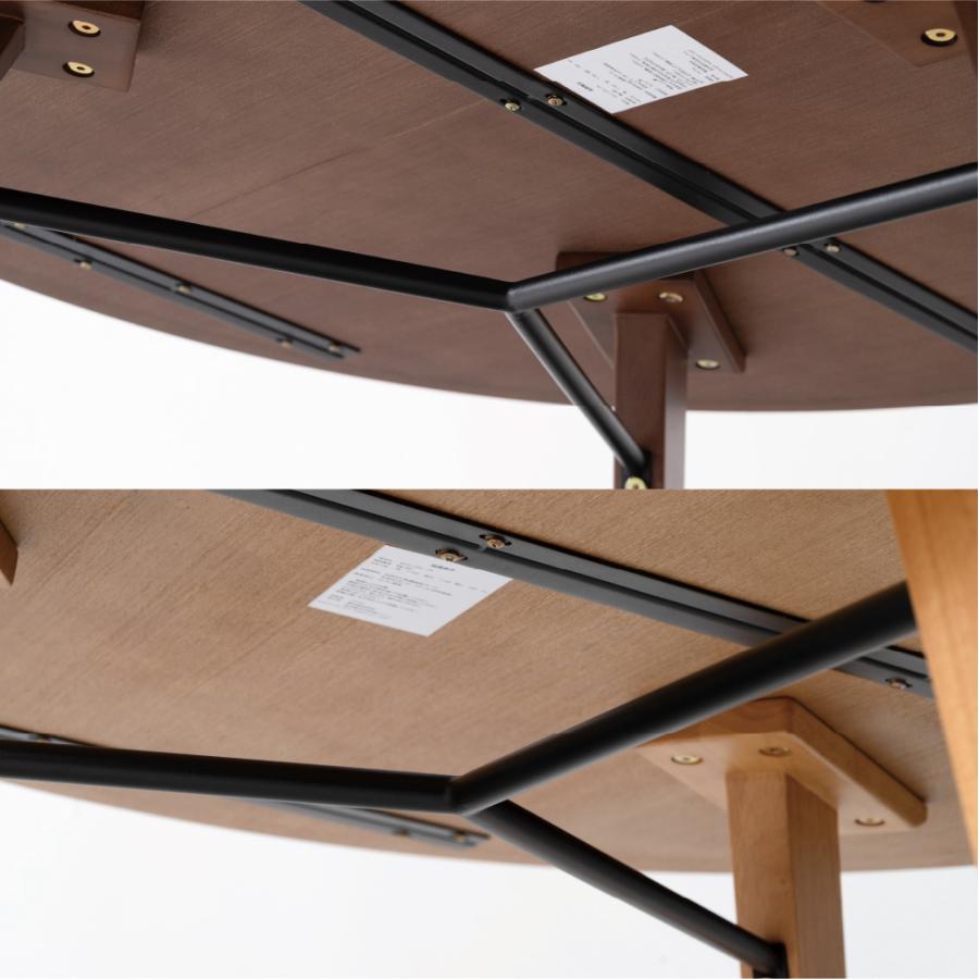 ダイニングテーブル 直径110cm 丸 食卓 ラウンド 円形 丸型 丸い 円卓 4人掛け 木製 天然木 オーク ウッド 3本脚 おしゃれ 北欧 ナチュラル form 東谷 | 東谷 | 07