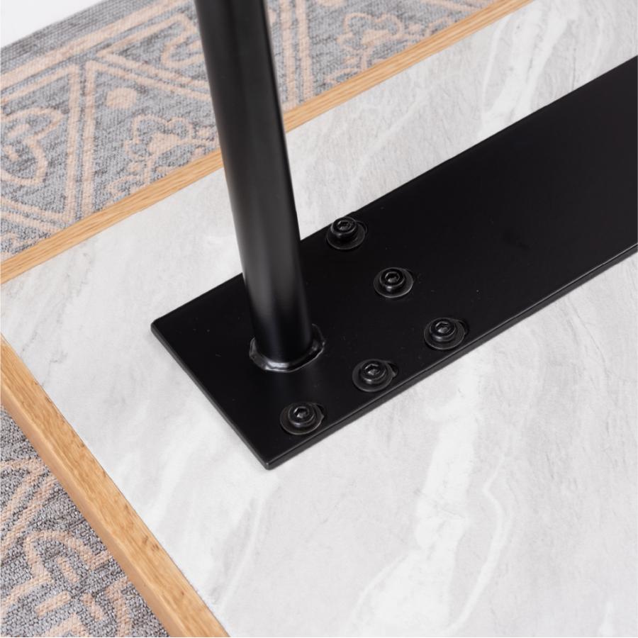 ダイニングテーブル 脚のみ 2脚セット スチール脚 食卓机用 ロの字型 アイアン DIY 自作 パーツ 鉄脚 スチールフレーム おしゃれ ブラック 黒 form 東谷 | 東谷 | 06