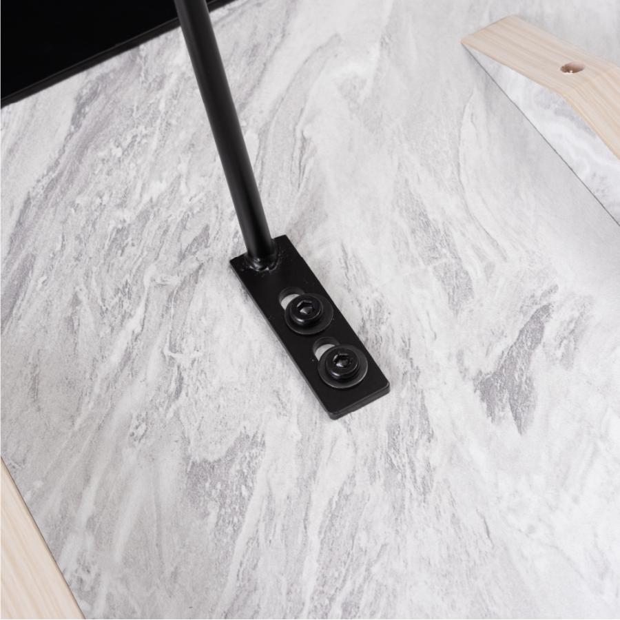 ダイニングテーブル 脚のみ 2脚セット スチール脚 食卓机用 ロの字型 アイアン DIY 自作 パーツ 鉄脚 スチールフレーム おしゃれ ブラック 黒 form 東谷 | 東谷 | 07