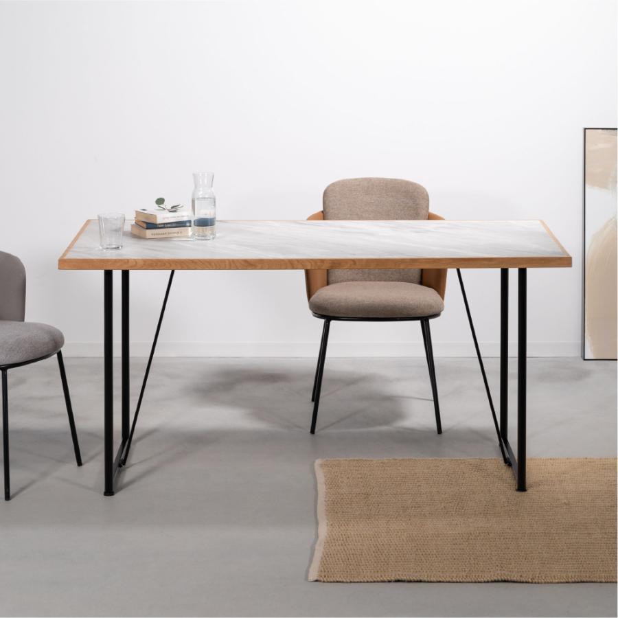 ダイニングテーブル 脚のみ 2脚セット スチール脚 食卓机用 ロの字型 アイアン DIY 自作 パーツ 鉄脚 スチールフレーム おしゃれ ブラック 黒 form 東谷 | 東谷 | 09