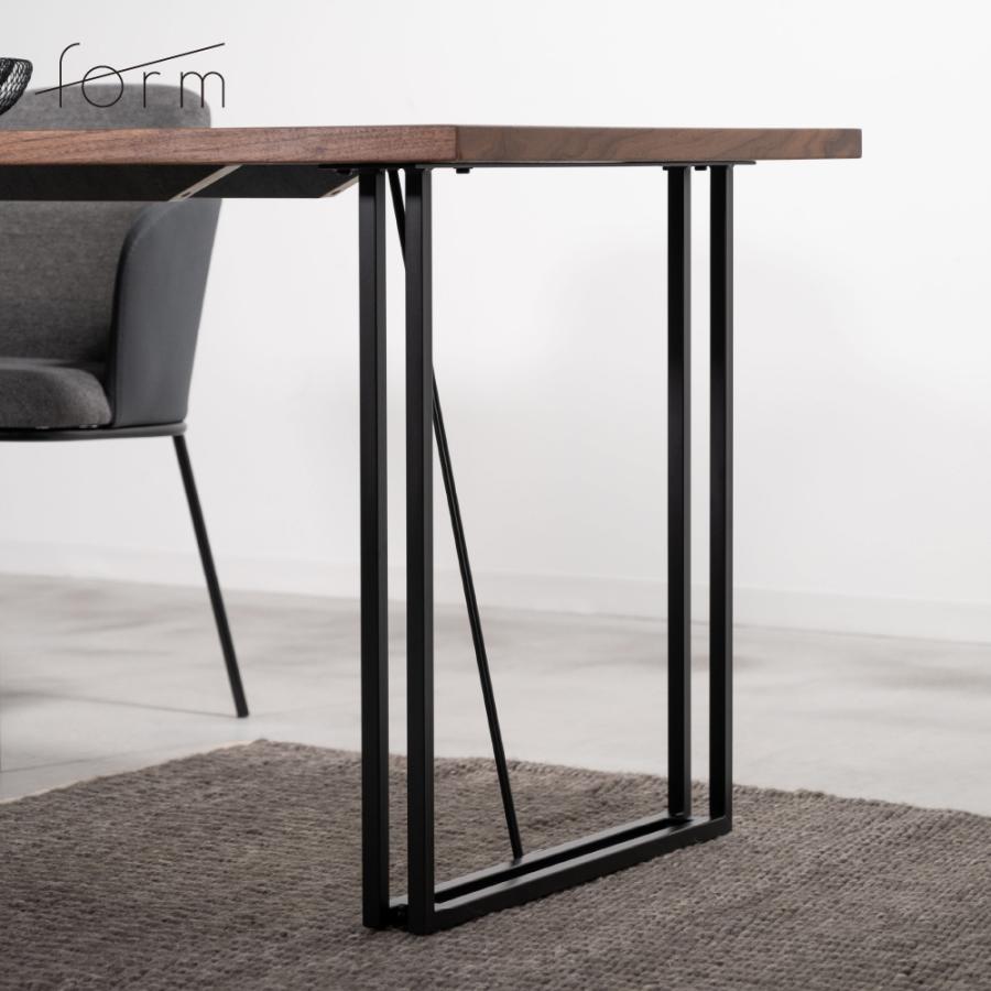 ダイニングテーブル 脚のみ 2脚セット スチール脚 食卓机用 ロの字型 アイアン DIY 自作 パーツ 鉄脚 スチールフレーム おしゃれ ブラック 黒 form 東谷 | 東谷 | 03