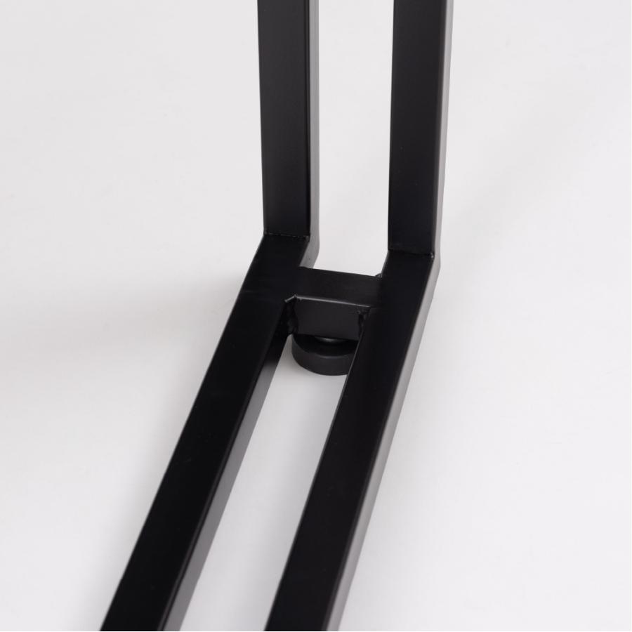 ダイニングテーブル 脚のみ 2脚セット スチール脚 食卓机用 ロの字型 アイアン DIY 自作 パーツ 鉄脚 スチールフレーム おしゃれ ブラック 黒 form 東谷 | 東谷 | 04