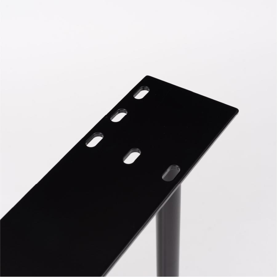 ダイニングテーブル 脚のみ 2脚セット スチール脚 食卓机用 ロの字型 アイアン DIY 自作 パーツ 鉄脚 スチールフレーム おしゃれ ブラック 黒 form 東谷 | 東谷 | 05