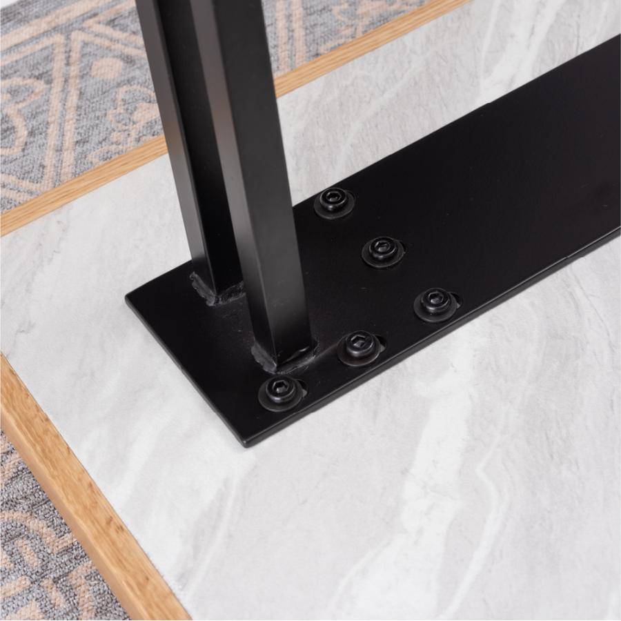 ダイニングテーブル 脚のみ 2脚セット スチール脚 食卓机用 ロの字型 アイアン DIY 自作 パーツ 鉄脚 スチールフレーム おしゃれ ブラック 黒 form 東谷 | 東谷 | 06