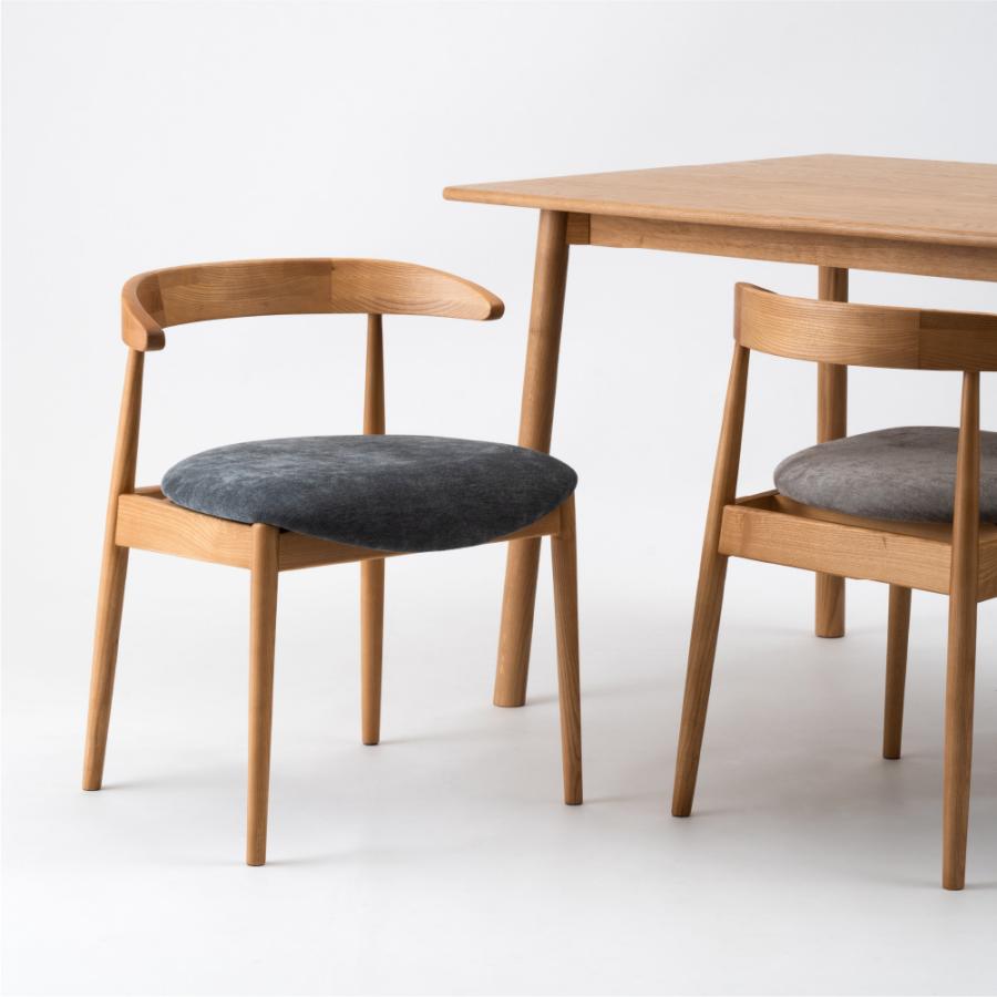 ダイニングテーブル 幅135cm 食卓机 長方形 4人掛け 木製 天然木 オーク ウッド 丸脚 角丸 ワイド 大きめ 大きい 大型 おしゃれ 北欧 ナチュラル form 東谷 | 東谷 | 14