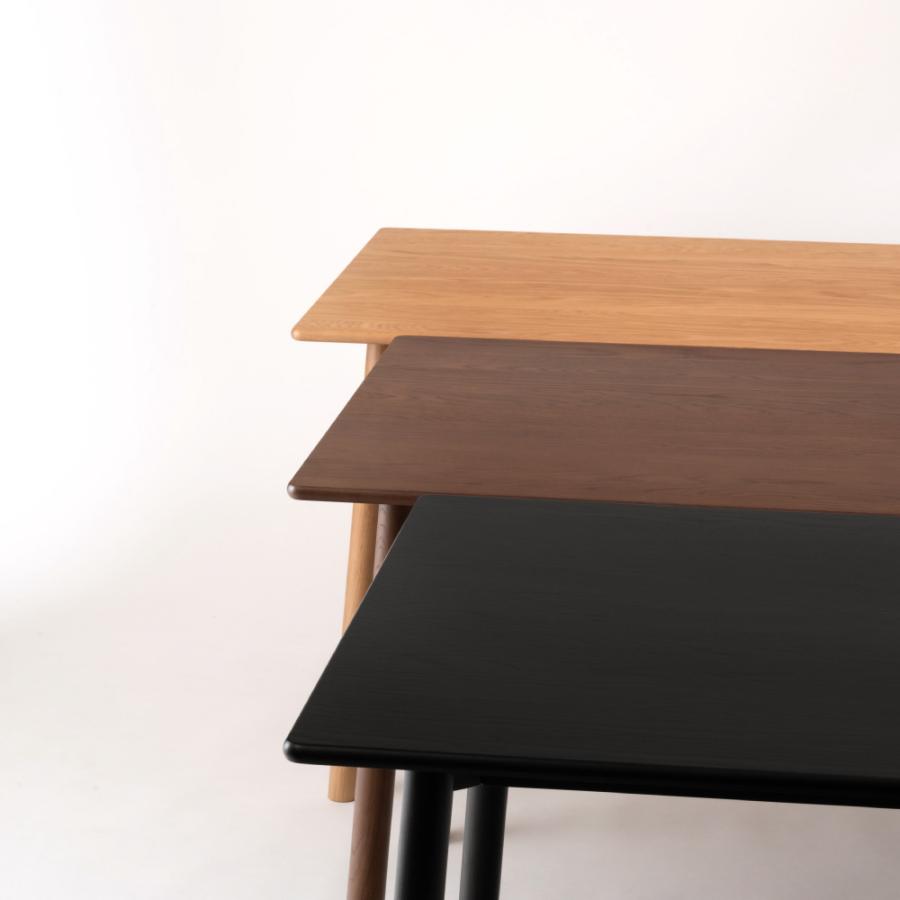 ダイニングテーブル 幅135cm 食卓机 長方形 4人掛け 木製 天然木 オーク ウッド 丸脚 角丸 ワイド 大きめ 大きい 大型 おしゃれ 北欧 ナチュラル form 東谷 | 東谷 | 16