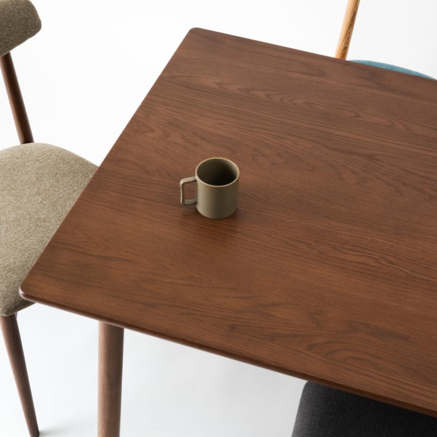 ダイニングテーブル 幅135cm 食卓机 長方形 4人掛け 木製 天然木 オーク ウッド 丸脚 角丸 ワイド 大きめ 大きい 大型 おしゃれ 北欧 ナチュラル form 東谷 | 東谷 | 06