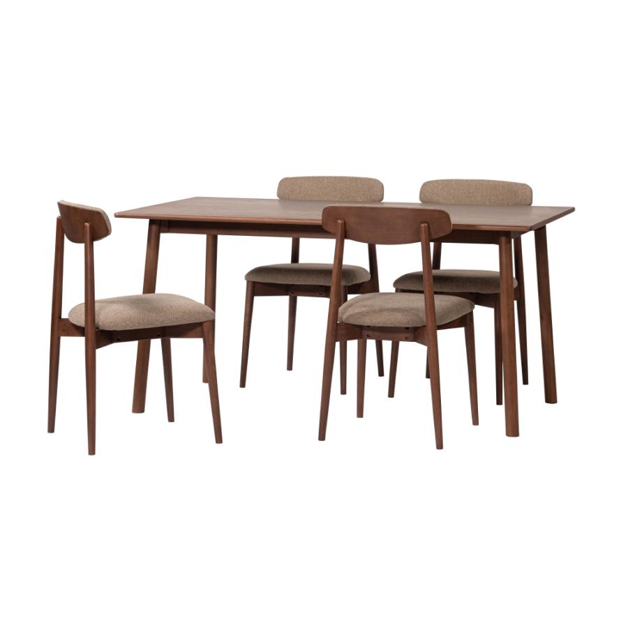 ダイニングテーブル 幅150cm 食卓机 長方形 4人掛け 木製 天然木 オーク ウッド 丸脚 角丸 ワイド 大きめ 大きい 大型 おしゃれ 北欧 ナチュラル form 東谷 | 東谷 | 19