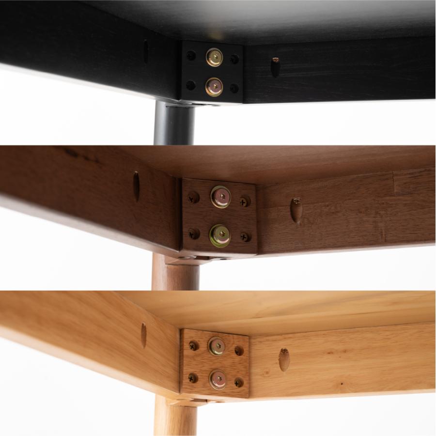 ダイニングテーブル 幅150cm 食卓机 長方形 4人掛け 木製 天然木 オーク ウッド 丸脚 角丸 ワイド 大きめ 大きい 大型 おしゃれ 北欧 ナチュラル form 東谷 | 東谷 | 10