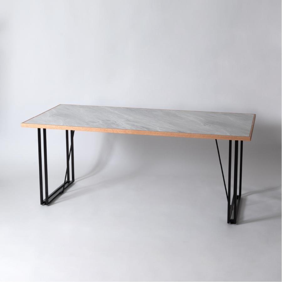 ダイニングテーブル 天板のみ 幅180cm 食卓机 長方形 6人掛け 石目調 大理石風 ストーン柄 木製 DIY 自作 パーツ 大きい 大型 おしゃれ ナチュラル form 東谷 | 東谷 | 12