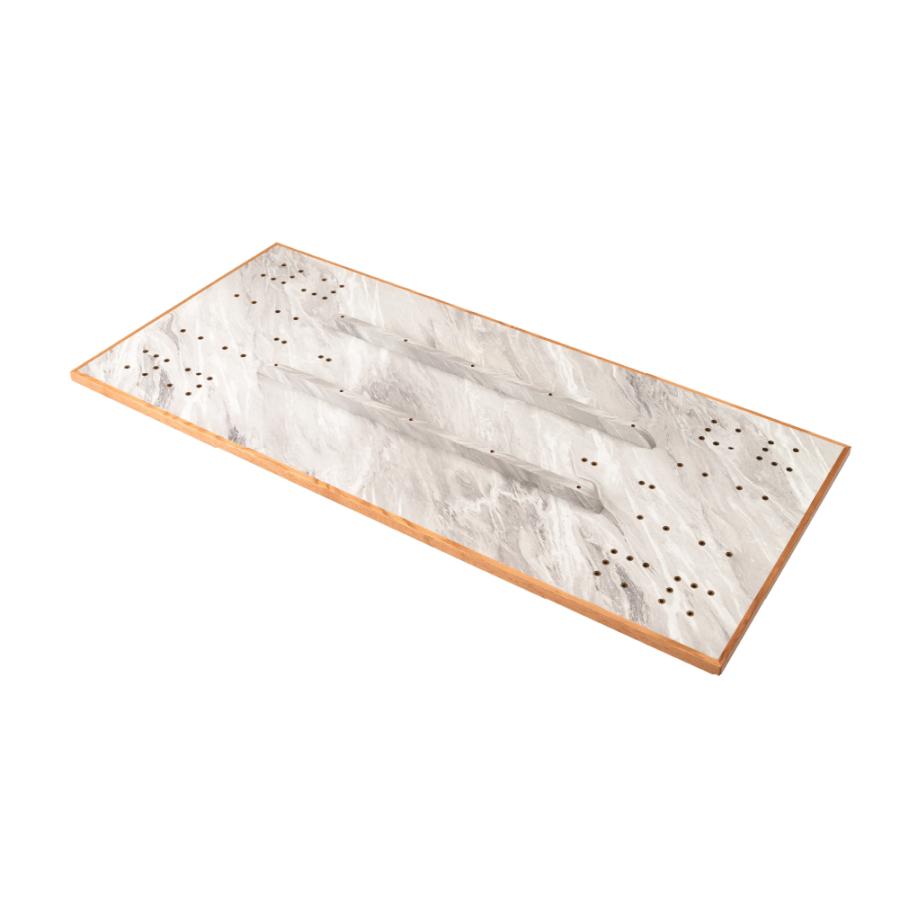 ダイニングテーブル 天板のみ 幅180cm 食卓机 長方形 6人掛け 石目調 大理石風 ストーン柄 木製 DIY 自作 パーツ 大きい 大型 おしゃれ ナチュラル form 東谷 | 東谷 | 16