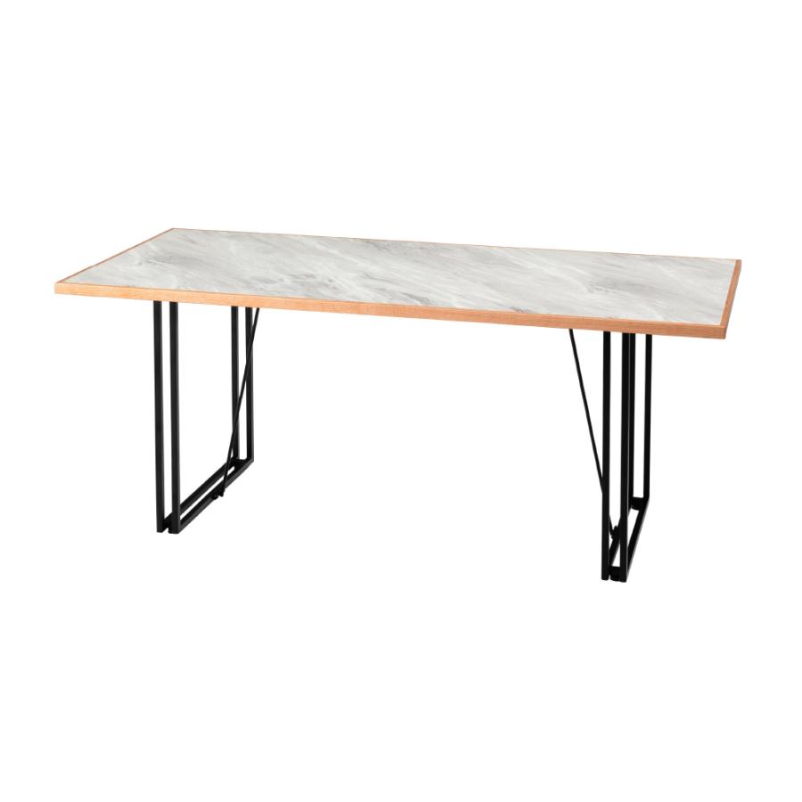 ダイニングテーブル 天板のみ 幅180cm 食卓机 長方形 6人掛け 石目調 大理石風 ストーン柄 木製 DIY 自作 パーツ 大きい 大型 おしゃれ ナチュラル form 東谷 | 東谷 | 17