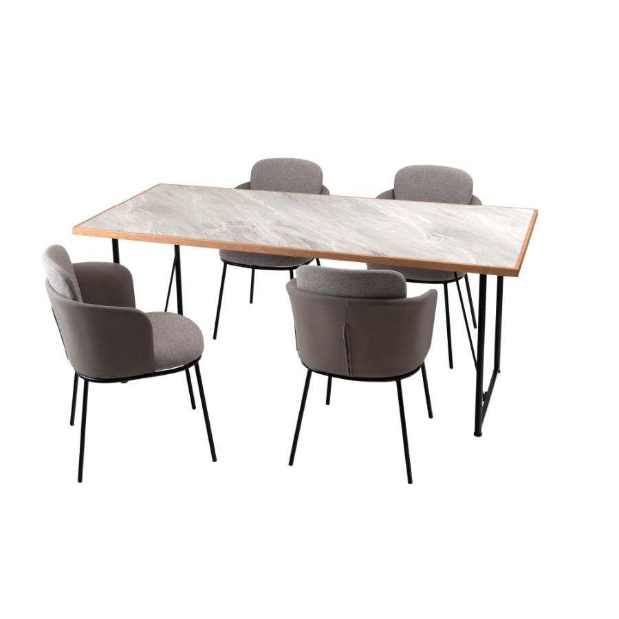 ダイニングテーブル 天板のみ 幅180cm 食卓机 長方形 6人掛け 石目調 大理石風 ストーン柄 木製 DIY 自作 パーツ 大きい 大型 おしゃれ ナチュラル form 東谷 | 東谷 | 19