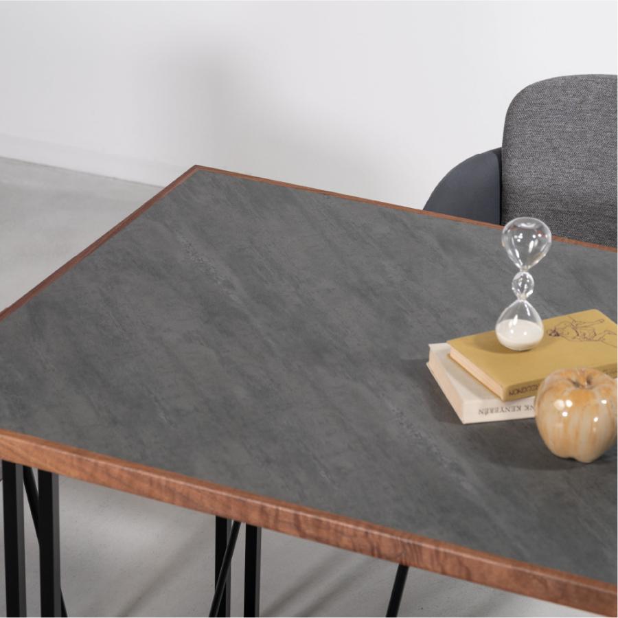 ダイニングテーブル 天板のみ 幅180cm 食卓机 長方形 6人掛け 石目調 大理石風 ストーン柄 木製 DIY 自作 パーツ 大きい 大型 おしゃれ ナチュラル form 東谷 | 東谷 | 08