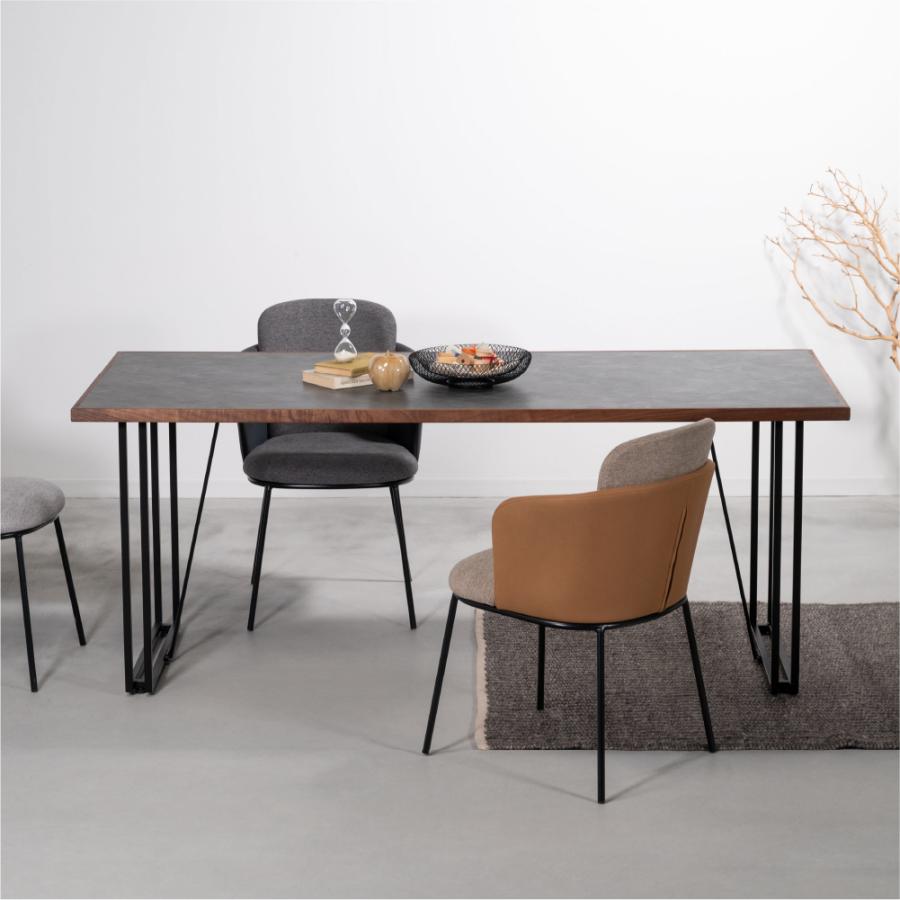 ダイニングテーブル 天板のみ 幅180cm 食卓机 長方形 6人掛け 石目調 大理石風 ストーン柄 木製 DIY 自作 パーツ 大きい 大型 おしゃれ ナチュラル form 東谷 | 東谷 | 10