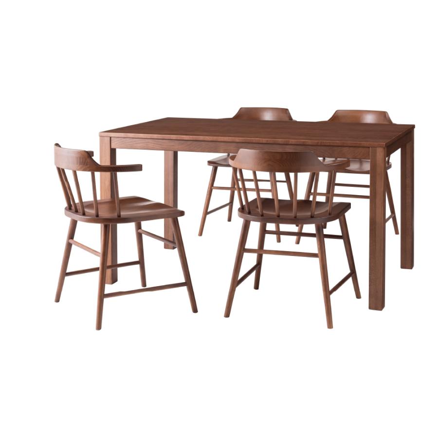 ダイニングテーブル 幅135cm 食卓机 長方形 四角 角型 4人掛け 木製 天然木 オーク ウッド ワイド 大きめ 大きい 大型 リビング おしゃれ 北欧 form 東谷 | 東谷 | 18