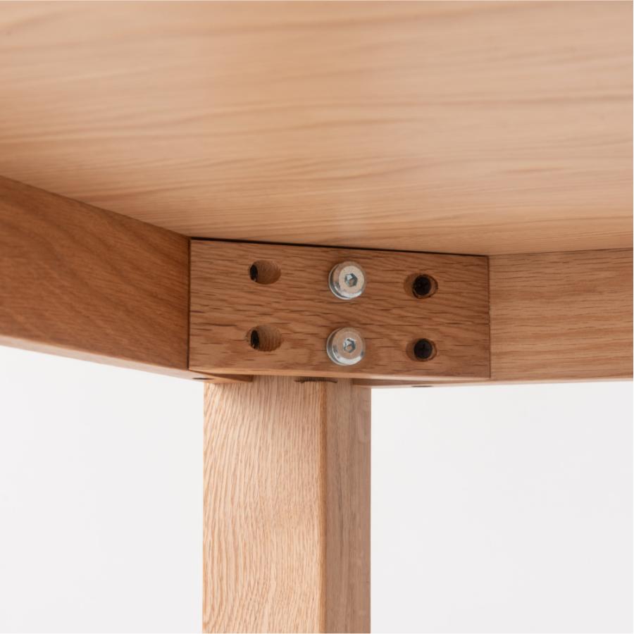 ダイニングテーブル 幅135cm 食卓机 長方形 四角 角型 4人掛け 木製 天然木 オーク ウッド ワイド 大きめ 大きい 大型 リビング おしゃれ 北欧 form 東谷 | 東谷 | 08