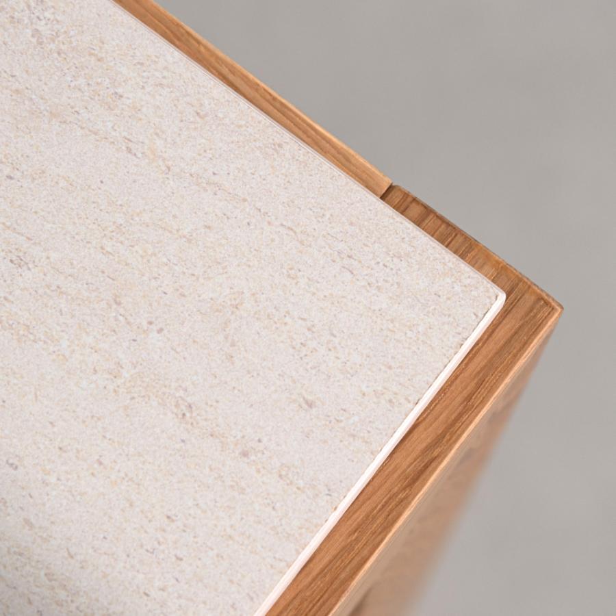 ダイニングテーブル 幅150cm 食卓机 長方形 四角 角型 4人掛け モルタル調 石目調 ストーン柄 木製 天然木 ワイド 大きい 北欧 ナチュラル ブラウン form 東谷 | 東谷 | 05