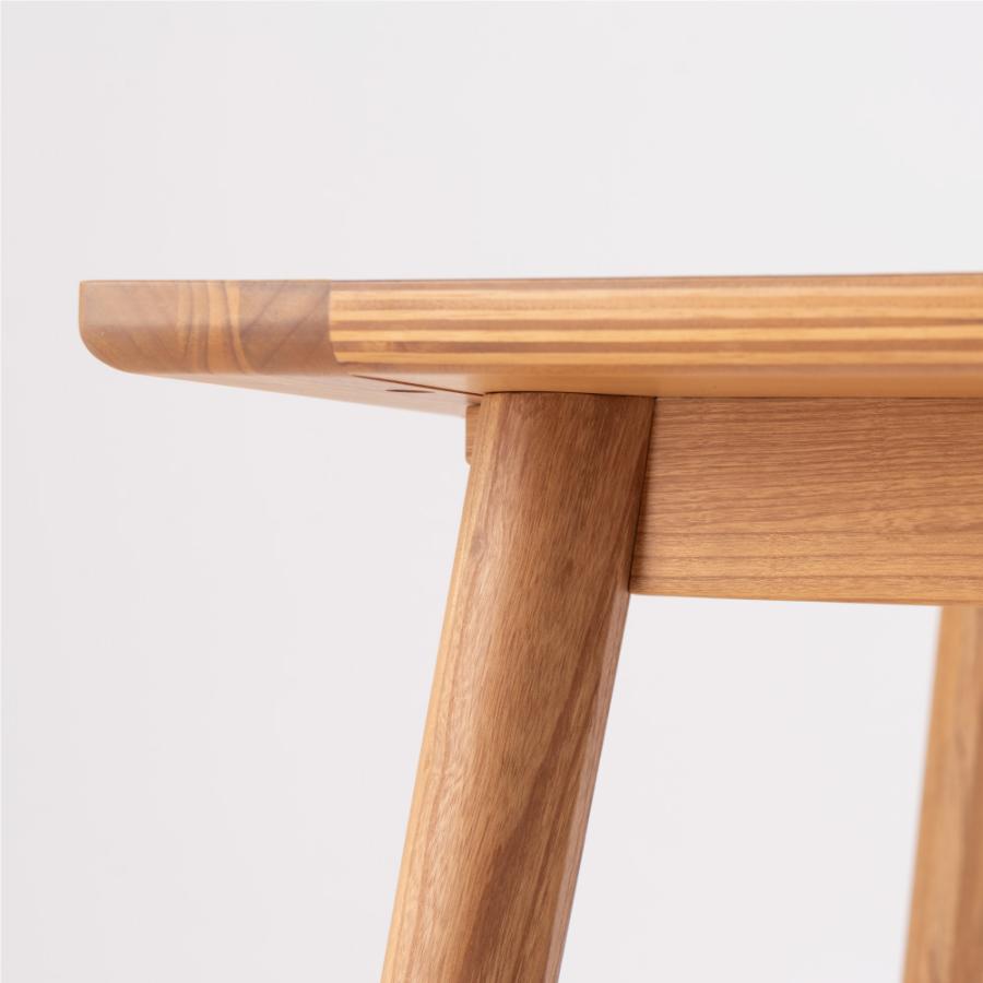 ダイニングテーブル 幅150cm 食卓机 長方形 四角 角型 4人掛け モルタル調 石目調 ストーン柄 木製 天然木 スンカイ 丸脚 ワイド 大きい おしゃれ form 東谷 | 東谷 | 10