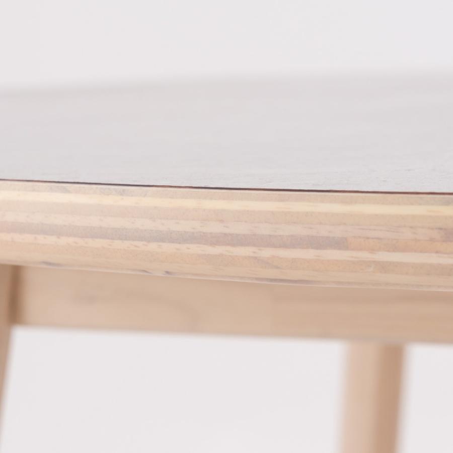 ダイニングテーブル 直径110cm 丸 食卓 ラウンド 円形 丸型 丸い 円卓 4人掛け 木製 天然木 石目調 ウッド おしゃれ 北欧 ナチュラル ブラウン form 東谷 | 東谷 | 03