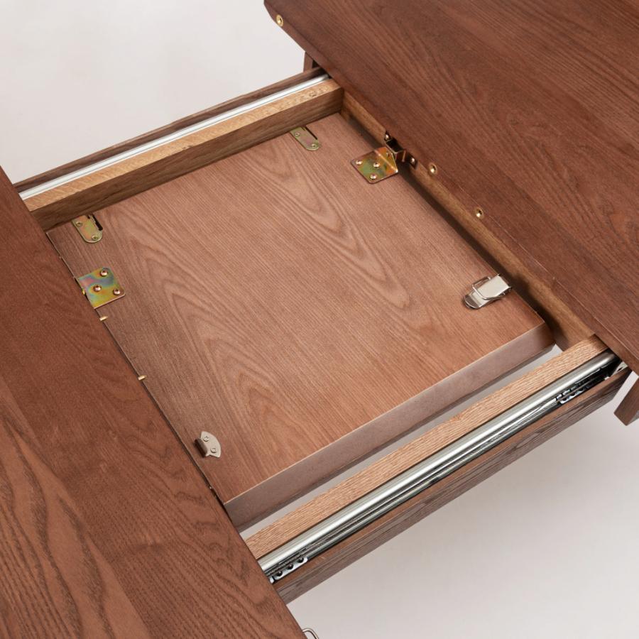 ダイニングテーブル 2人用 4人用 幅120/160cm 高さ72cm 食卓机 四角 エクステンション 伸長式 オーク おしゃれ 北欧 個性的 モダン 木目調 ナチュラル form 東谷 | 東谷 | 07