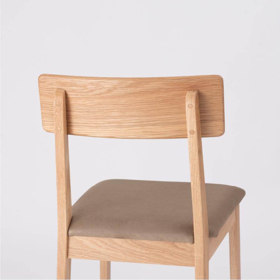 ダイニングチェア 座面高45cm 椅子 おしゃれ 2脚セット 食卓 イス 北欧 木製 リビング 完成品 いす モダン 天然木 アームレス ベージュ グレー カーキ form 東谷 | 東谷 | 07