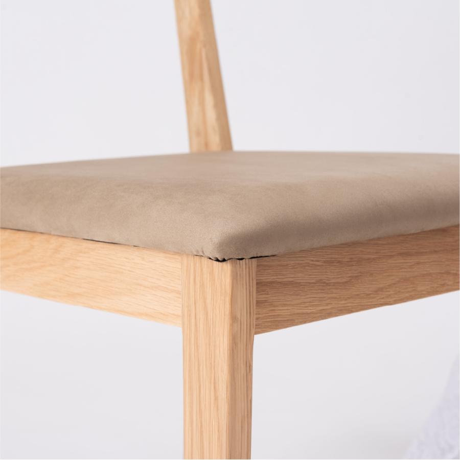ダイニングチェア 座面高45cm 椅子 おしゃれ 食卓 イス 北欧 木製 リビング 1脚 完成品 いす モダン 天然木 アームレス ベージュ グレー カーキ form 東谷 | 東谷 | 05