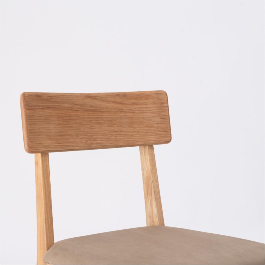 ダイニングチェア 座面高45cm 椅子 おしゃれ 食卓 イス 北欧 木製 リビング 1脚 完成品 いす モダン 天然木 アームレス ベージュ グレー カーキ form 東谷 | 東谷 | 06