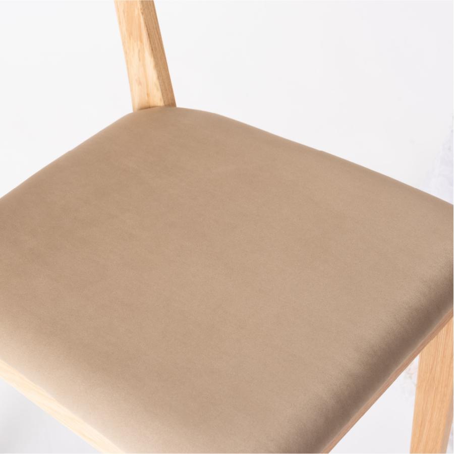 ダイニングチェア 座面高45cm 椅子 おしゃれ 食卓 イス 北欧 木製 リビング 1脚 完成品 いす モダン 天然木 アームレス ベージュ グレー カーキ form 東谷 | 東谷 | 08