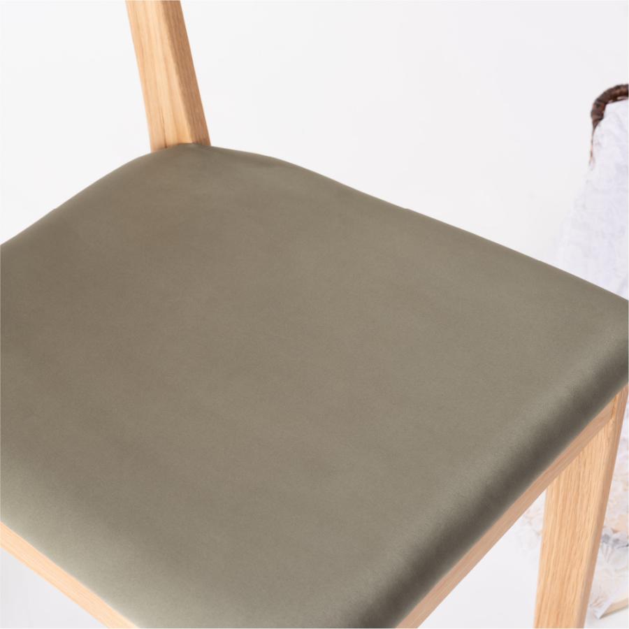 ダイニングチェア 座面高45cm 椅子 おしゃれ 食卓 イス 北欧 木製 リビング 1脚 完成品 いす モダン 天然木 アームレス ベージュ グレー カーキ form 東谷 | 東谷 | 10